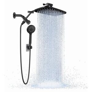 Veken Rain Shower Head with 6 Modes Handheld Water Spray,High Pressure Shower